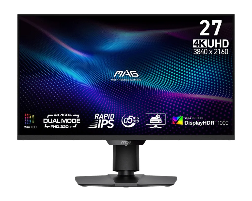 MSI MAG 274UPDF E16M 27" IPS 4K UHD 160Hz 0,5ms