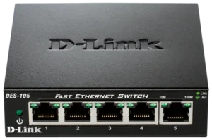 D-Link DES-105 switch 5-port 10/100 Mbps