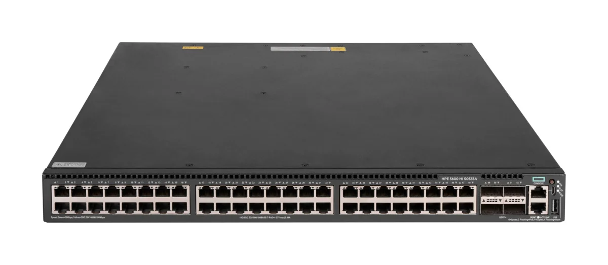 HPE 5600HI 48P PoE8 MGig 4QSFP+ Switch