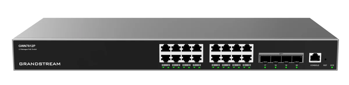 Grandstream GWN7812P L3 switch 16x+4 SFP+