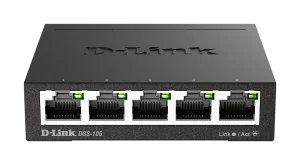 D-Link DGS-105 kovový 5-port Gigabit Switch