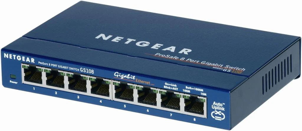 NETGEAR GS108GE 8x Gigabit stolní switch