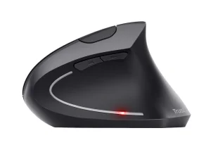TRUST Verto/Vertikální/Optická/Pro praváky/1 600 DPI/Bezdrátová USB/Černá - obrázek 4