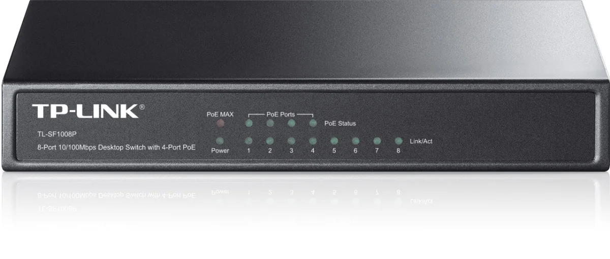 TP-Link TL-SF1008P 8x10/100 Mbps, 4xPoE 66W