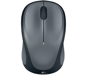 Logitech M235/Cestovní/Optická/1 000 DPI/Bezdrátová USB/Šedá