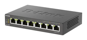 D-Link DGS-1008P 8x 1000 Desktop Switch,4PoE port - obrázek 3
