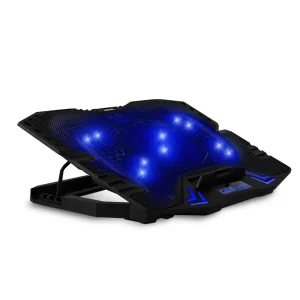 EVOLVEO Ania 5 chladicí podložka s 5 ventilátory a modrým podsvícením