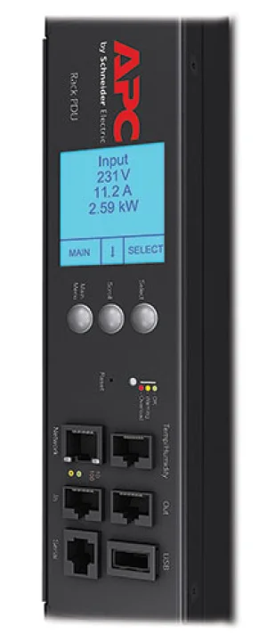 Rack PDU 2G, Metered, ZeroU,16A, 100-240V, (18) C13 & (2) C19 - obrázek 3