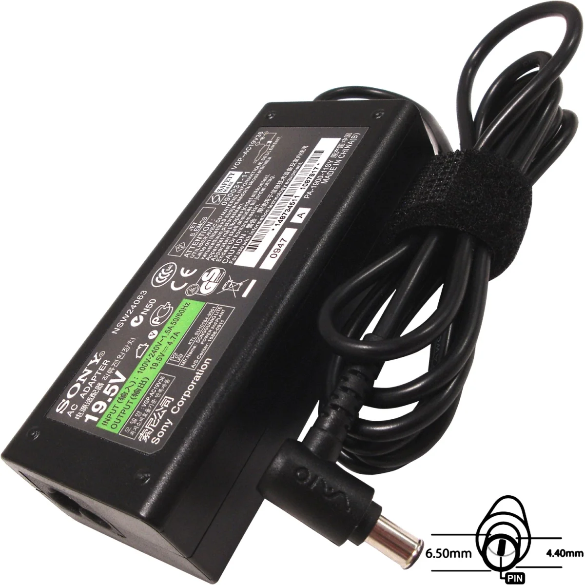 Napájecí adaptér 90W 19,5V 6.5x4.4mm pro Sony