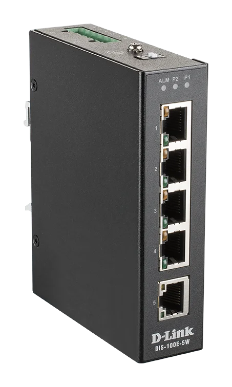 D-Link DIS-100E-5W průmyslový switch 5 portů