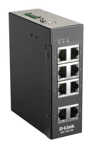 D-Link DIS-100E-8W průmyslový switch 8 portů