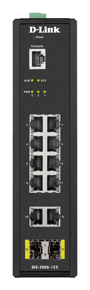 D-Link DIS-200G-12S Industrial L2 smart manage switch - obrázek 3