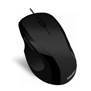 EVOLVEO ML-507B/Ergonomická/Laserová/Pro praváky/1 600 DPI/Drátová USB/Černá - obrázek 3