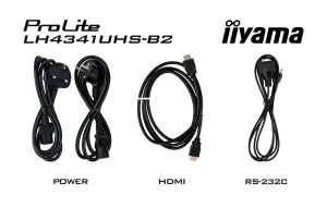 43" iiyama LH4341UHS-B2:IPS,4K UHD,500cd,repro - obrázek 7