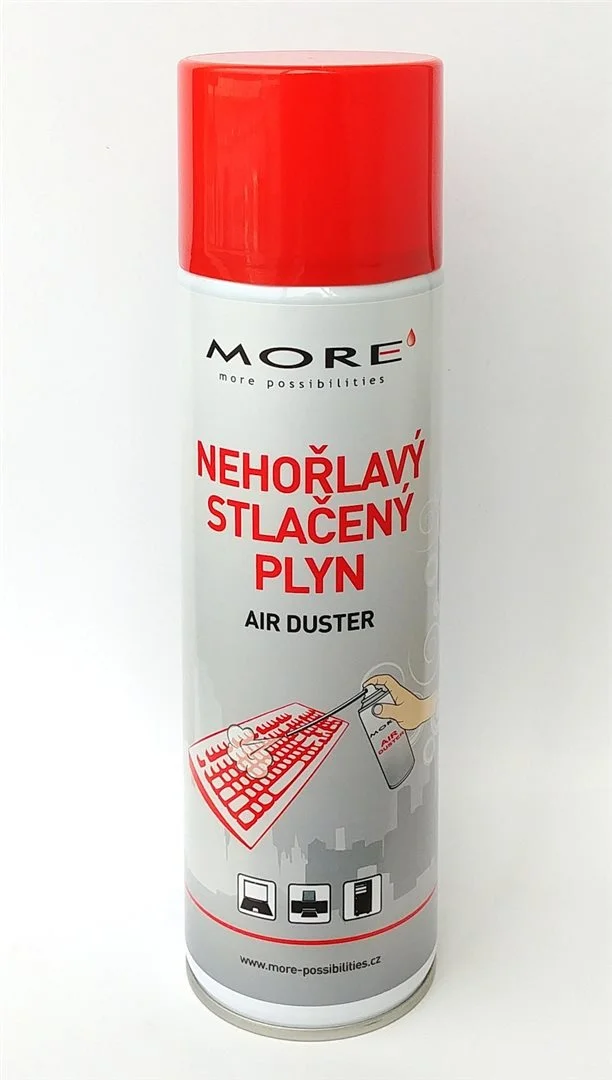 ARMOR Stlačený nehořlavý! vzduch plyn MORE (400g), plyn nezamrzá, nekondenzuje, NEW model ES č. 51