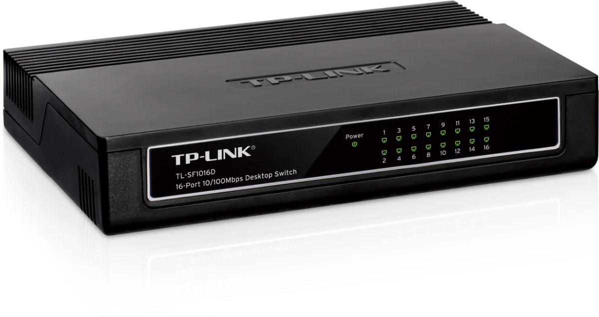 TP-Link TL-SF1016D 16x 10/100Mbps stolní switch