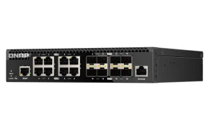 QNAP switch QSW-3216R-8S8T (8x 10G GbE porty + 8x 10G SFP+ porty, poloviční šířka) - obrázek 3