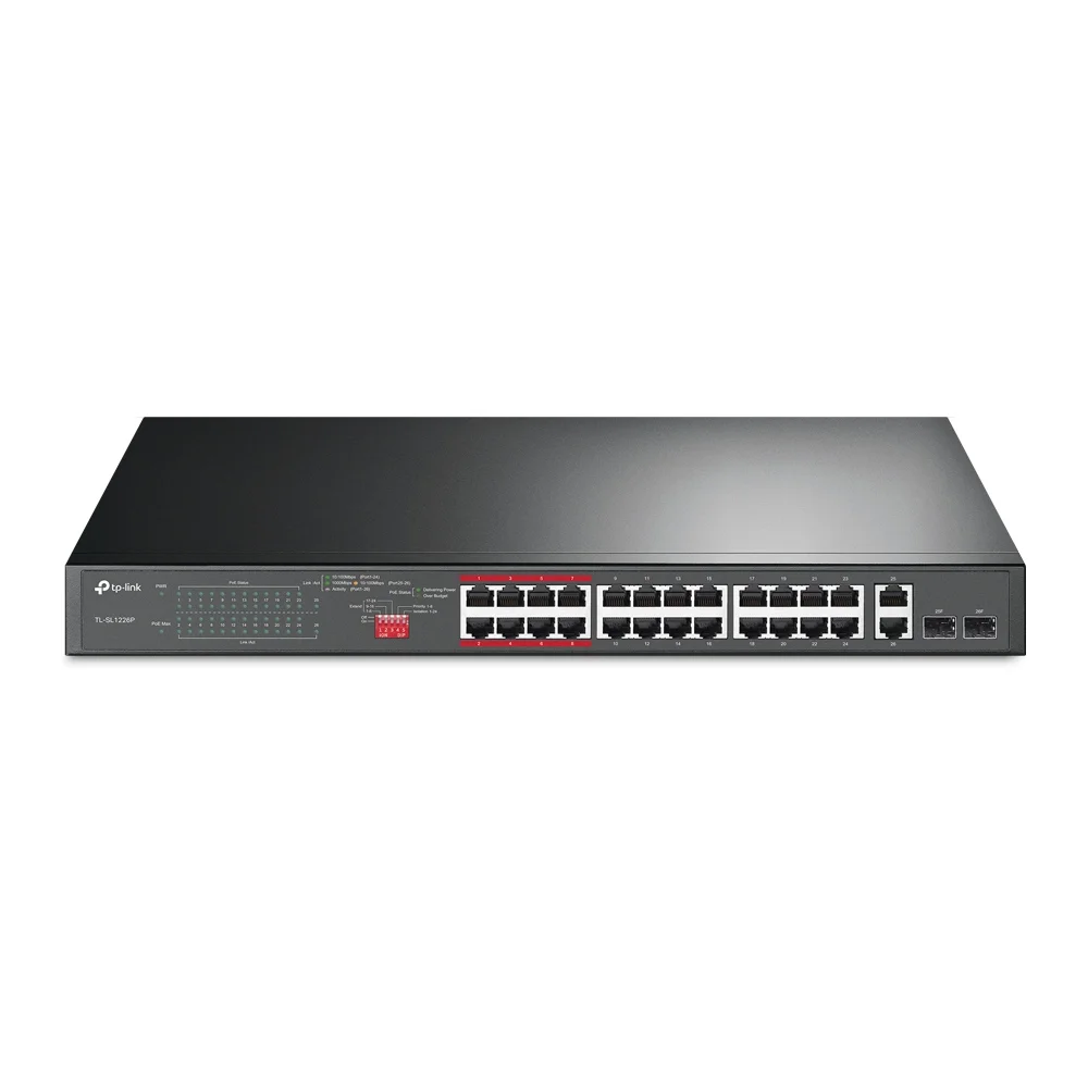 TP-Link TL-SL1226P 24-portový POE+ switch
