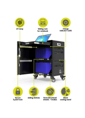 PORT CONNECT CHARGING CABINET 20 Tablets + 1 NB, černý - obrázek 4