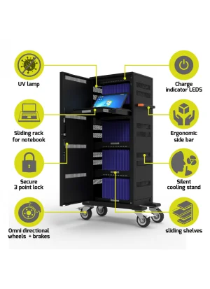 PORT CONNECT CHARGING CABINET 40 Tablets + 1 NB, černý - obrázek 3