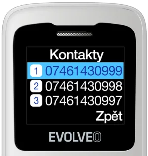 EVOLVEO EasyPhone ID, mobilní telefon pro seniory, bílá - obrázek 10
