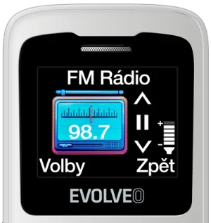 EVOLVEO EasyPhone ID, mobilní telefon pro seniory, bílá - obrázek 2