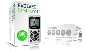 EVOLVEO EasyPhone ID, mobilní telefon pro seniory, bílá - obrázek 6