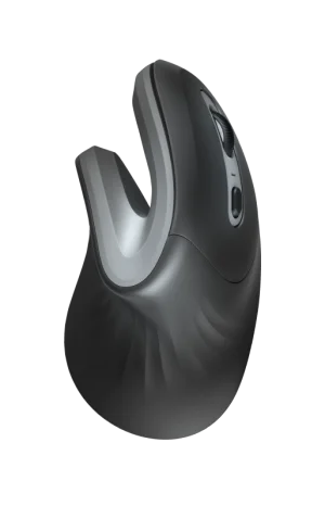 TRUST VERRO/Vertikální/Optická/Pro praváky/1 600 DPI/Bezdrátová USB/Černá - obrázek 3