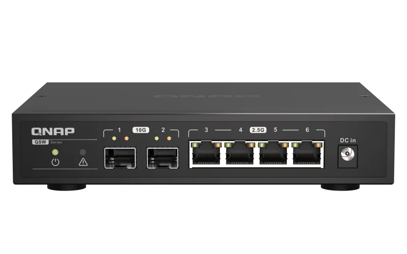 QNAP QSW-2104-2S switch 4x 2,5GbE + 2x 10GbE