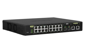 QNAP řízený switch QSW-M2116P-2T2S (16x 2,5GbE PoE+ RJ45 / 2x 10GbE RJ45 PoE++ / 2x 10GbE SFP+) - obrázek 4