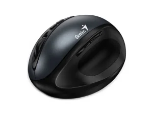 Genius Ergo 8300S/Vertikální/Optická/Pro praváky/1 600 DPI/Bezdrátová USB/Černá-šedá - obrázek 3