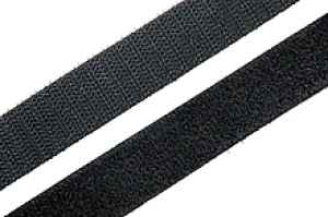 Oboustranný suchý zip Solarix,šířka 10mm,25m,černý - obrázek 2