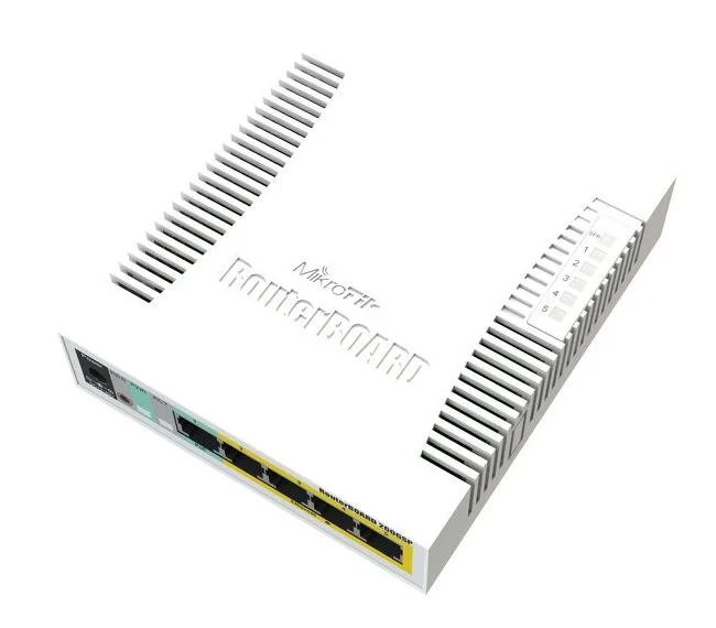 MikroTik CSS106-1G-4P-1S - 5x 1G, 1x SFP, PoE