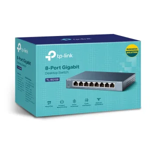 TP-Link TL-SG108 8x Gigabit Desktop Switch - obrázek 3