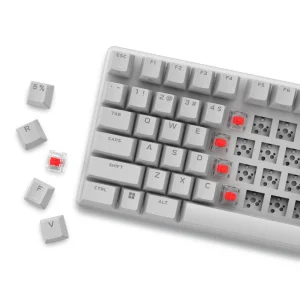 Alienware/Bezdrátová USB + Bluetooth/IE layout/Bílá - obrázek 2