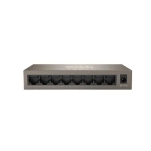 Tenda TEG1008M 8-port Gigabit Switch, 8x 10/100/1000 Mb/s, Fanless, MAC 4K, napájení AC/DC, i na zeď - obrázek 3