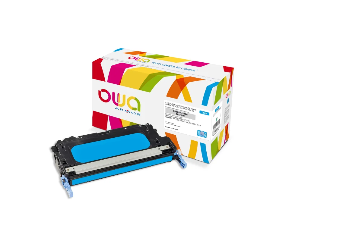 Toner HP Q7581A azurový 8000 stran (OWA Armor)