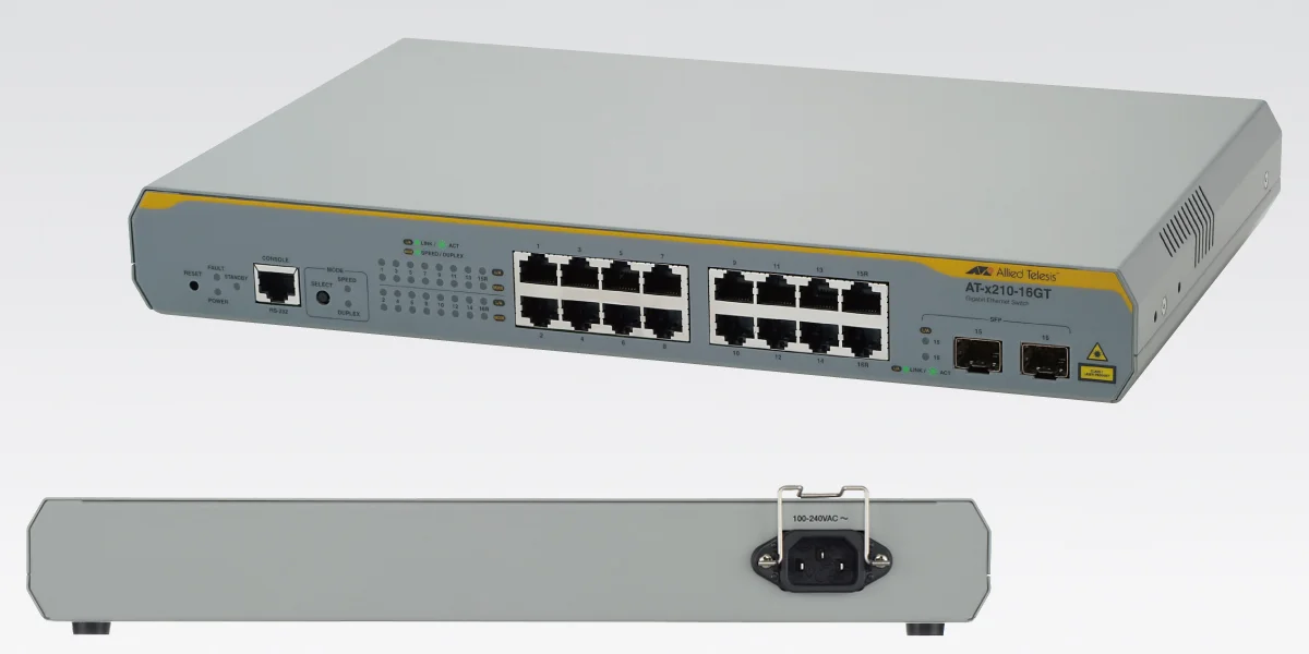 Allied Telesis AT-x210-16GT L2+ switch 16x Gb