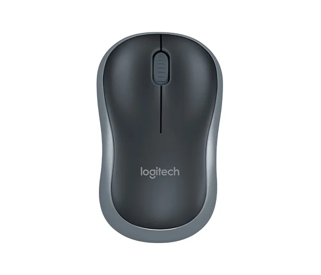 Logitech M185 nano/Kancelářská/Optická/1 000 DPI/Bezdrátová USB/Šedá