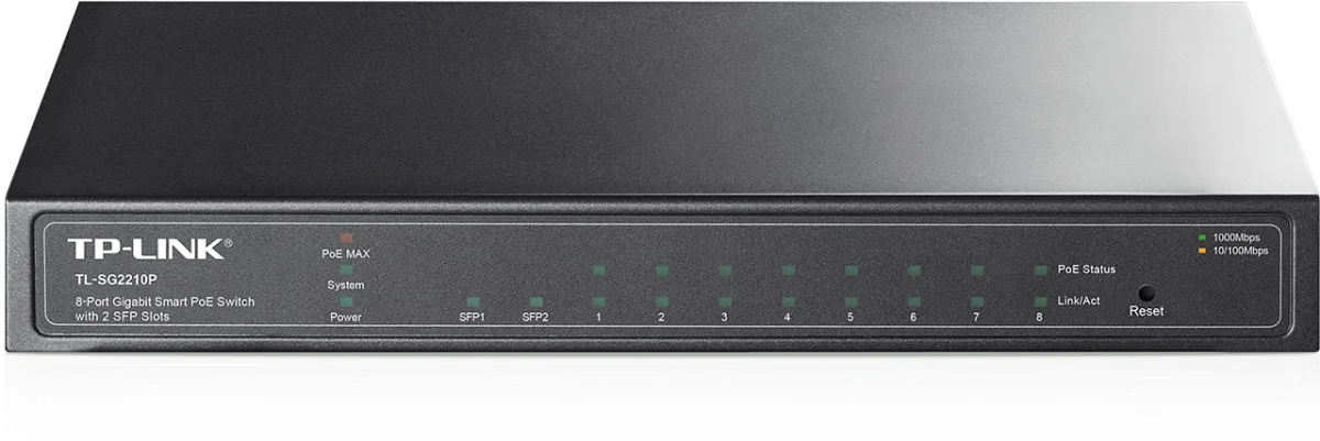 TP-Link TL-SG2210P 8x Gb PoE Smart switch