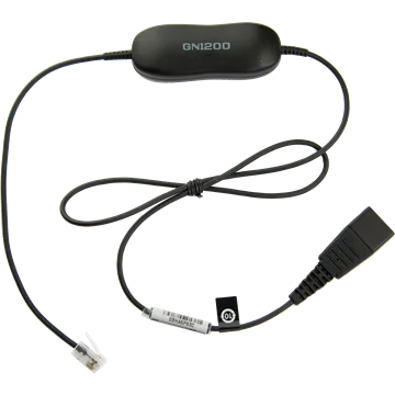 Jabra Smart Cord, QD-RJ10, 0,8m, straight