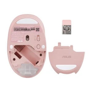 ASUS Fragrance Mouse MD101/Ergonomická/Optická/2 400 DPI/USB+BT/Růžová - obrázek 2