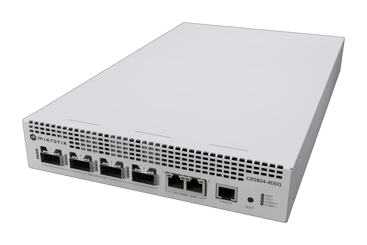 MikroTik CRS804-4DDQ-hRM Cloud Router Switch