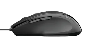 TRUST VOCA/Kancelářská/Optická/Pro praváky/2 400 DPI/Drátová USB/Černá - obrázek 2