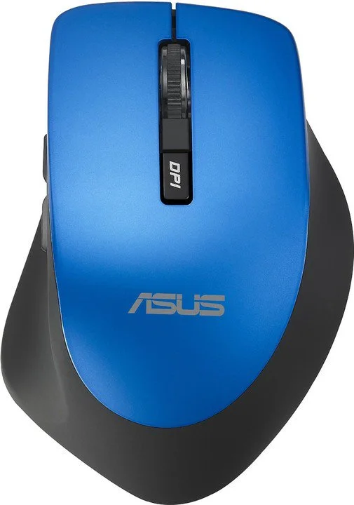 ASUS WT425/Cestovní/Optická/Pro praváky/1 600 DPI/Bezdrátová USB/Modrá