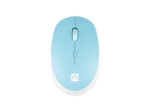 Natec optická myš HARRIER 2/1600 DPI/Kancelářská/Optická/1 600 DPI/Bezdrátová Bluetooth/Světle modrá