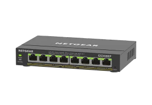 NETGEAR 8PT GE PLUS SWCH W/ POE+