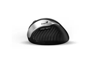 Genius Ergo 8250S/Vertikální/Optická/Pro praváky/1 600 DPI/Bezdrátová USB/Černá-stříbrná - obrázek 3