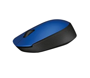 Logitech M171/Kancelářská/Optická/1 000 DPI/Bezdrátová USB/Černá-modrá - obrázek 4