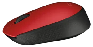 Logitech M171/Kancelářská/Optická/1 000 DPI/Bezdrátová USB/Černá-červená - obrázek 2